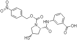 厄他培南侧链分子结构 (CAS 202467-69-4)