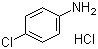 4-Chlorobenzenamine hydrochloride molecular structure (CAS 20265-96-7)