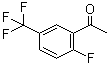 1-(2-Fluoro-5-trifluoromethylphenyl)ethanone molecular structure (CAS 202664-53-7)