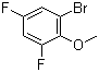 2-Bromo-4,6-difluoroanisole molecular structure (CAS 202865-59-6)
