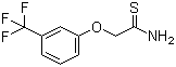 2-[3-(Trifluoromethyl)phenoxy]ethanethioamide molecular structure (CAS 20293-32-7)