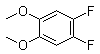 structure of CAS# 203059-80-7, 1,2-Difluoro-4,5-dimethoxybenzene