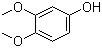3,4-二甲氧基苯酚分子结构 (CAS 2033-89-8)