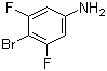 4-Bromo-3,5-difluoroaniline molecular structure (CAS 203302-95-8)