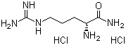 结构式 CAS# 203308-91-2, D-精氨酰胺二盐酸盐