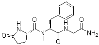 5-Oxo-L-prolyl-L-phenylalanylglycinamide molecular structure (CAS 203396-25-2)