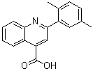 2-(2,5-Dimethylphenyl)-4-quinolinecarboxylic acid molecular structure (CAS 20389-07-5)