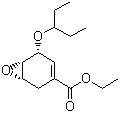 结构式 CAS# 204254-96-6, 5-(戊烷-3-基氧基)-7-氧杂双环[4.1.0]庚-3-烯-3-羧酸乙酯