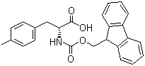 structure of CAS# 204260-38-8, Fmoc-4-methyl-D-phenylalanine;Fmoc-D-Phe(4-Me)-OH; Fmoc-D-4-Methylphe; Fmoc-D-4-Methylphe; Fluorenylmethoxycarbonyl-D-4-methylphenylalanine