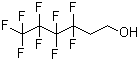 1H,1H,2H,2H-Perfluorohexan-1-ol  molecular structure (CAS 2043-47-2)