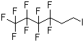1H,1H,2H,2H-Perfluorohexyl iodide molecular structure (CAS 2043-55-2)