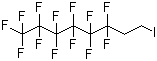 structure of CAS# 2043-57-4, 1,1,1,2,2,3,3,4,4,5,5,6,6-Tridecafluoro-8-iodooctane;1H,1H,2H,2H-Perfluorooctyl iodide