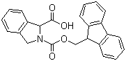 structure of CAS# 204320-59-2, N-Fmoc-2,3-dihydro-1H-isoindole-1-carboxylic acid;Fmoc-Disc-OH