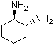 左旋-反式-1,2-环己二胺分子结构 (CAS 20439-47-8)