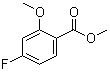 structure of CAS# 204707-42-6, Methyl 2-methoxy-4-fluorobenzoate;Methyl 4-fluoro-2-methoxybenzoate