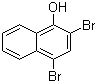 2,4-Dibromo-1-naphthol molecular structure (CAS 2050-49-9)