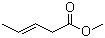 结构式 CAS# 20515-19-9, 反-3-戊烯酸甲酯