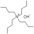 Tetrabutylammonium hydroxide molecular structure (CAS 2052-49-5)