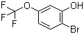 structure of CAS# 205371-26-2, 2-Bromo-5-(trifluoromethoxy)phenol