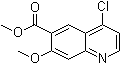 4-Chloro-7-methoxyquinoline-6-carboxylic acid methyl ester molecular structure (CAS 205448-66-4)