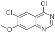 结构式 CAS# 205584-69-6, 4,6-二氯-7-甲氧基喹唑啉