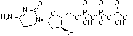 structure of CAS# 2056-98-6, 2'-Deoxycytidine 5'-triphosphate;5'-DCTP; Deoxy-5'-CTP; Deoxy-CTP; Deoxycytidine 5'-triphosphate; Deoxycytidine triphosphate; dCTP