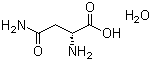 structure of CAS# 2058-58-4, D-(-)-Asparagine monohydrate;(R)-2-Aminosuccinamic acid monohydrate; (R)-2-Aminosuccinic acid 4-amide monohydrate; D-Aspartic acid 4-amide monohydrate