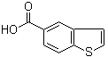 Benzo[b]thiophene-5-carboxylic acid molecular structure (CAS 2060-64-2)