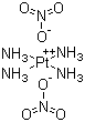 Tetraammineplatinum dinitrate molecular structure (CAS 20634-12-2)