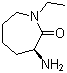 (3S)-3-Amino-1-ethylhexahydro-2H-azepin-2-one molecular structure (CAS 206434-45-9)