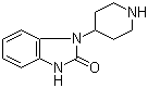 1-(Piperidin-4-yl)-1,3-dihydrobenzoimidazol-2-one molecular structure (CAS 20662-53-7)
