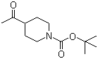 structure of CAS# 206989-61-9, tert-Butyl 4-acetylpiperidine-1-carboxylate;N-Boc-4-acetylpiperidine; 4-Acetylpiperidine-1-carboxylic acid tert-butyl ester