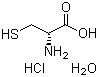 D-Cysteine hydrochloride monohydrate molecular structure (CAS 207121-46-8)