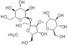 structure of CAS# 207511-10-2, O-alpha-D-Glucopyranosyl-(1→3)-beta-D-fructofuranosyl alpha-D-glucopyranoside hydrate