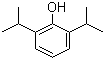 Propofol molecular structure (CAS 2078-54-8)