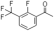 2'-Fluoro-3'-trifluoromethylacetophenone molecular structure (CAS 207853-63-2)