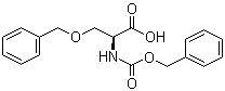 structure of CAS# 20806-43-3, N-(Benzyloxycarbonyl)-O-benzyl-L-serine;N-Cbz-O-Benzyl-L-Ser-OH