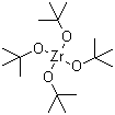 结构式 CAS# 2081-12-1, 四叔丁氧基锆