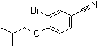 结构式 CAS# 208665-95-6, 3-溴-4-异丁氧基苯甲腈
