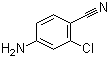 structure of CAS# 20925-27-3, 4-Amino-2-chlorobenzonitrile
