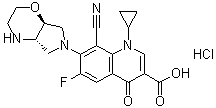 Finafloxacin hydrochloride molecular structure (CAS 209342-41-6)