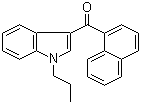1-Naphthalenyl(1-propyl-1H-indol-3-yl)methanone molecular structure (CAS 209414-06-2)
