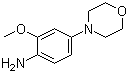 2-Methoxy-4-(morpholin-4-yl)aniline molecular structure (CAS 209960-91-8)