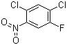 2,4-Dichloro-5-fluoronitrobenzene molecular structure (CAS 2105-59-1)