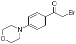 2-Bromo-1-(4-morpholinophenyl)-1-ethanone molecular structure (CAS 210832-85-2)