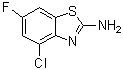 4-Chloro-6-fluoro-2-benzothiazolamine molecular structure (CAS 210834-98-3)