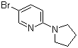 5-Bromo-2-(pyrrolidin-1-yl)pyridine molecular structure (CAS 210963-93-2)