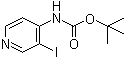 tert-Butyl 3-iodo-4-pyridinylcarbamate molecular structure (CAS 211029-67-3)