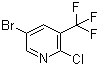结构式 CAS# 211122-40-6, 5-溴-2-氯-3-(三氟甲基)吡啶
