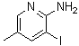 structure of CAS# 211308-79-1, 3-Iodo-5-methyl-2-pyridinamine;2-Amino-3-iodo-5-methylpyridine; 3-Iodo-5-methylpyridin-2-amine